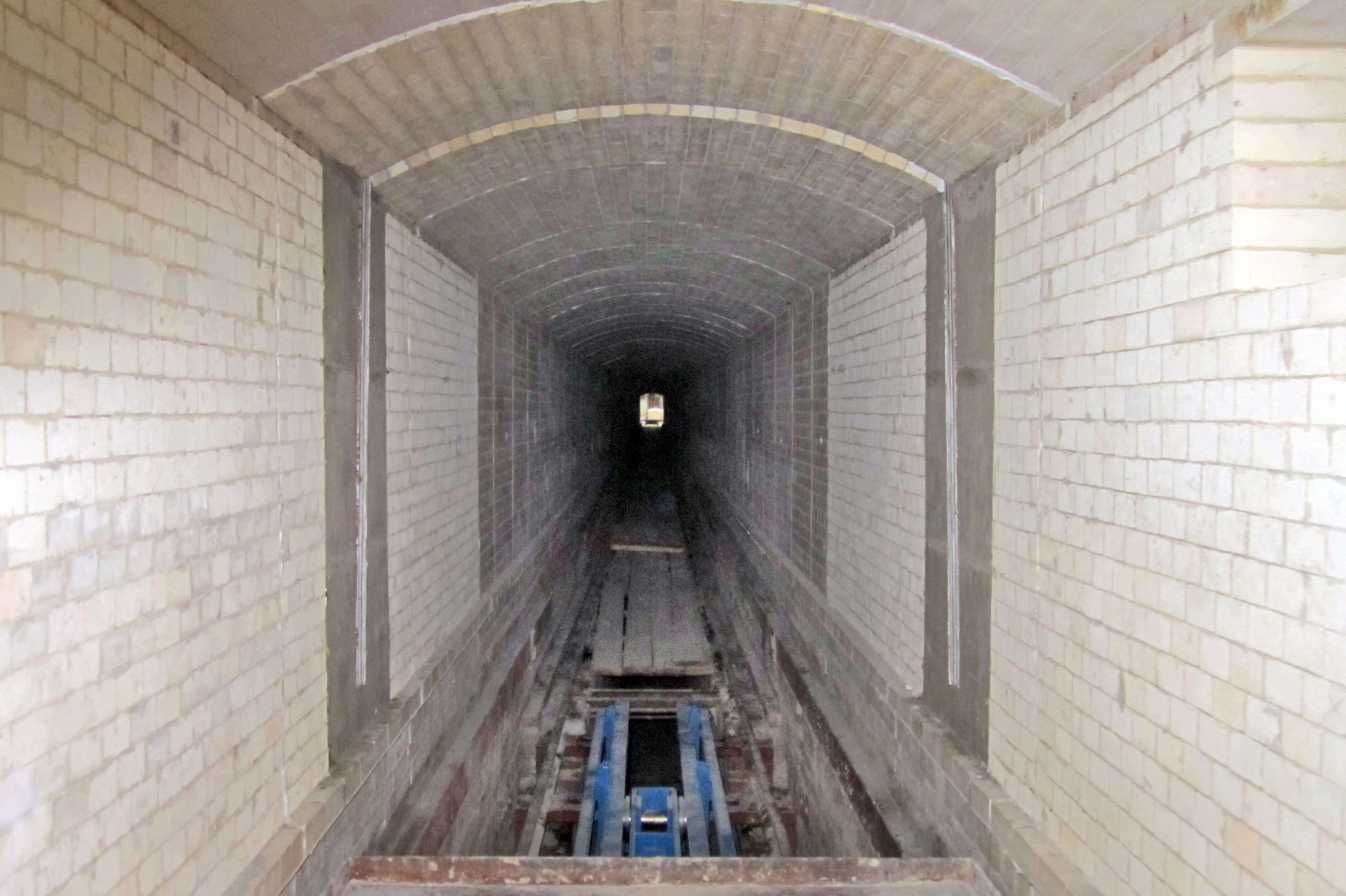 Tunnelofen Bennewitz - innen